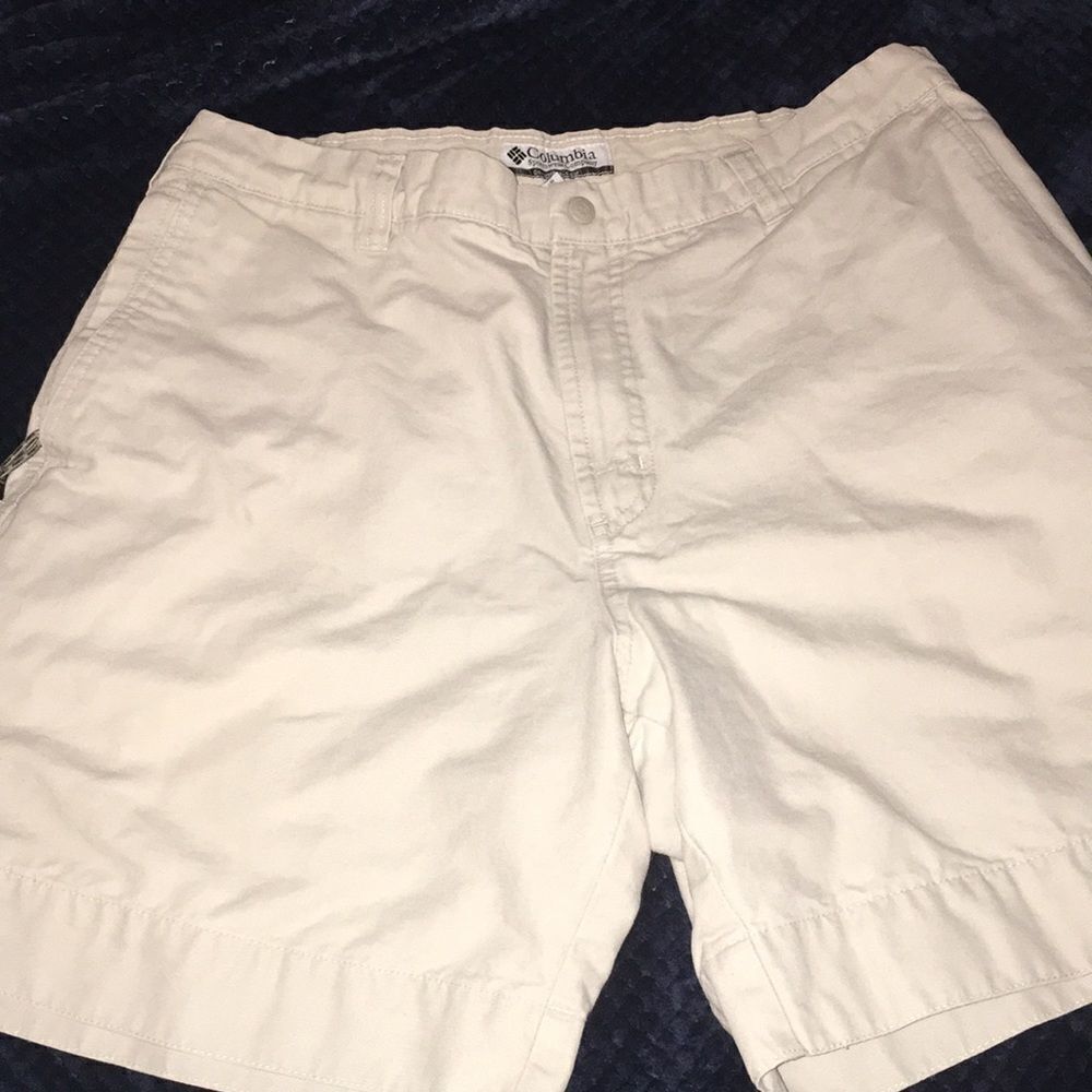 Columbia Mega cargo pocket vintage cotton trail hiking fishing boat 8” shorts-L